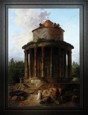 Un Temple Circulaire Jadis Dedie by Hubert Robert Fine Art Old Masters Reproduction